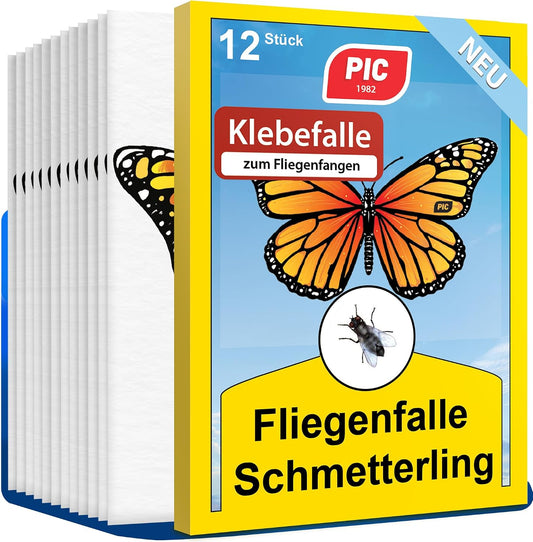 PIC Fensterfliegenfalle Schmetterling – 12 Stück – Original-Hauptbild B0DC772PM4