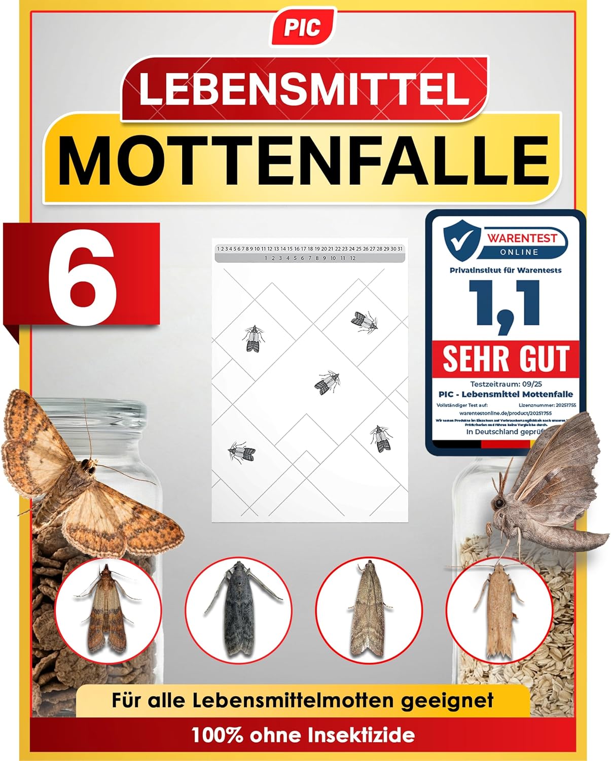 PIC Lebensmittel Mottenfalle – Produktfoto