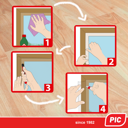 PIC Fliegengitter Fenster