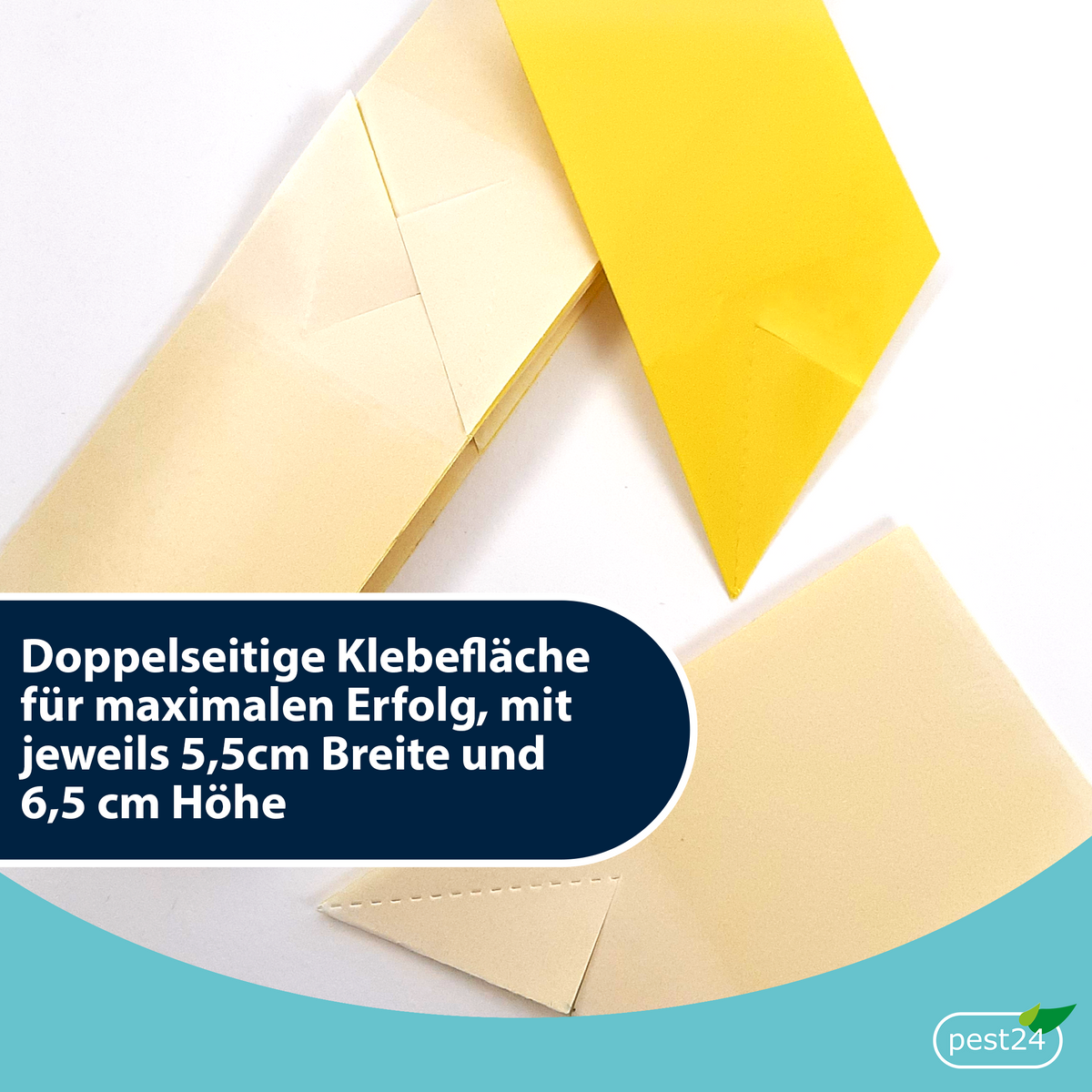 pest24 Gelbsticker - 10x Gelbtafel